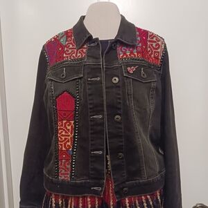 Embellished By Hand Denim Jacket